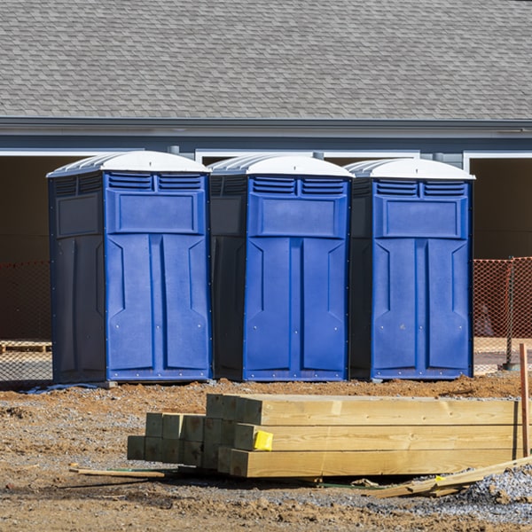 how can i report damages or issues with the porta potties during my rental period in Shafter California